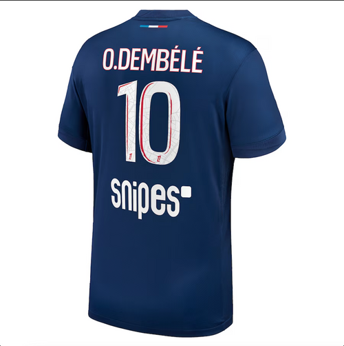 Maillot Domicile Stadium PSG Nike 24/25 avec flocage O.Dembélé 10